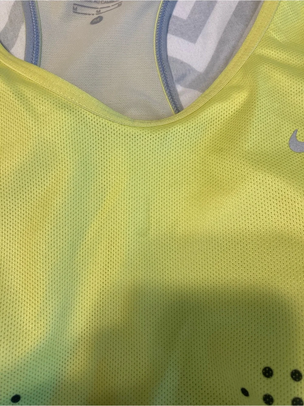 Lot Of 2 Nike Running Dri-Fit Racerback Tank Tops Womens M Sleeveless Sports Bra